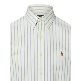 Ralph Lauren Langarmhemd Blau/Weiß gestreift XL