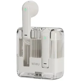 WIWU Bluetooth Ohrhörer T21 TWS - In-Ear-Kopfhörer Transparent Stylisch Weiß