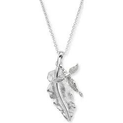 Engelsrufer Kette ERN-FEDER-ANGEL-ZI - silber