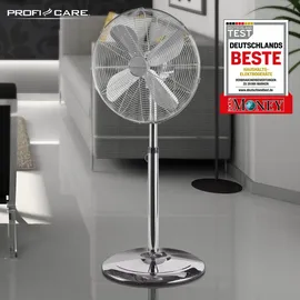 ProfiCare PC-VL3064MS 40 cm Standventilator Silber/Weiß
