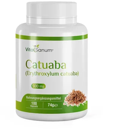 VitaSanum® - Catuaba (Erythroxylum catuaba)  500 mg 100 Kapseln