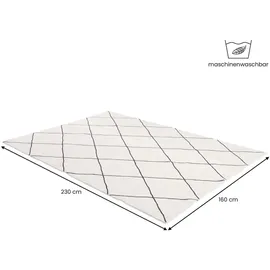 Idimex IDIMEX, Teppich, Rhomb (230 x 160 cm)
