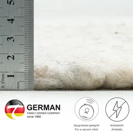 MY HOME »Greith« rechteckig 12 mm Höhe Wendeteppich, meliert, reine Wolle, handgewebt, Scandi, Wohnzimmer