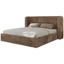 MKS Meble Polsterbett EMORA CLASSIC - braun ¦ Maße (cm): B: 243 H: 111