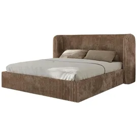 MKS Meble Polsterbett EMORA CLASSIC - braun ¦ Maße (cm): B: 243 H: 111