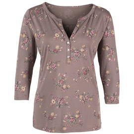 LASCANA 3/4-Arm-Shirt Damen taupe Gr.36/38