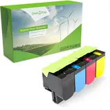 Green2Print Toner Toner-Set, 4 Kartuschen 1x 2000, 3x 1400 Seiten passend für Lexmark CX421adn, CX421, CX522ade, CX522, CX6
