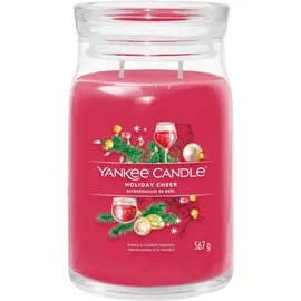 Yankee Candle Holiday Cheer große Duftkerze 567 g rot