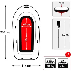 Intex Challenger 2 Blau/Gelb (68367)
