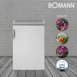 Bomann VS 2195 Kühlschrank (134 l, 850 mm hoch, Edelstahl)