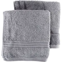 Vivess Handtuchset 50 x 100 cm grau 2 St.