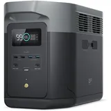 EcoFlow DELTA 2 Max tragbare Powerstation 2048Wh, erweiterbar 2-6 kWh, LFP-Batterie mit 3000 Zyklen, 80% Ladung <1 Std, 3000W Max Ausgangsleistung, Solargenerator für Zuhause, Camping, Wohnmobil