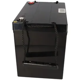 Q-Batteries Ersatzakku f. Freerider FR1, Servombil Plus 2x Bleiakku 12LC-75 M6 12V 75Ah zyklenfest QB