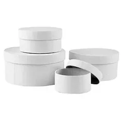 Creativ Company Geschenkboxen-Set weiß