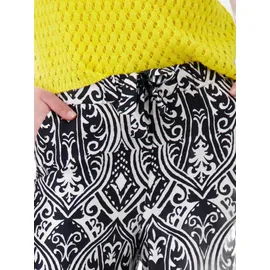 Monari Palazzohose Regular fit Schwarz 42