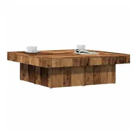 VidaXL Couchtisch Altholz-Optik 90x90x28 cm Holzwerkstoff