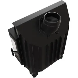 Kratki Kamineinsatz Blanka Stahl Schwarz