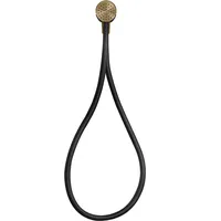 GESSI HI-FI, Wandanschlussbogen-Set 1/2, schwarz mattem - Gessi