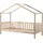 Vipack Hausbett Dallas 90 x 200 cm Kiefer massiv natur beige