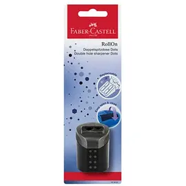 Faber-Castell Doppelt Spitzer RollOn Dots Schwarz