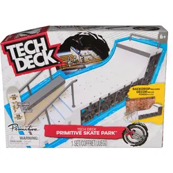 Tech Deck - Primitive Skate Park, Finger-Skateboard-Rampe mit authentischem Fingerboard