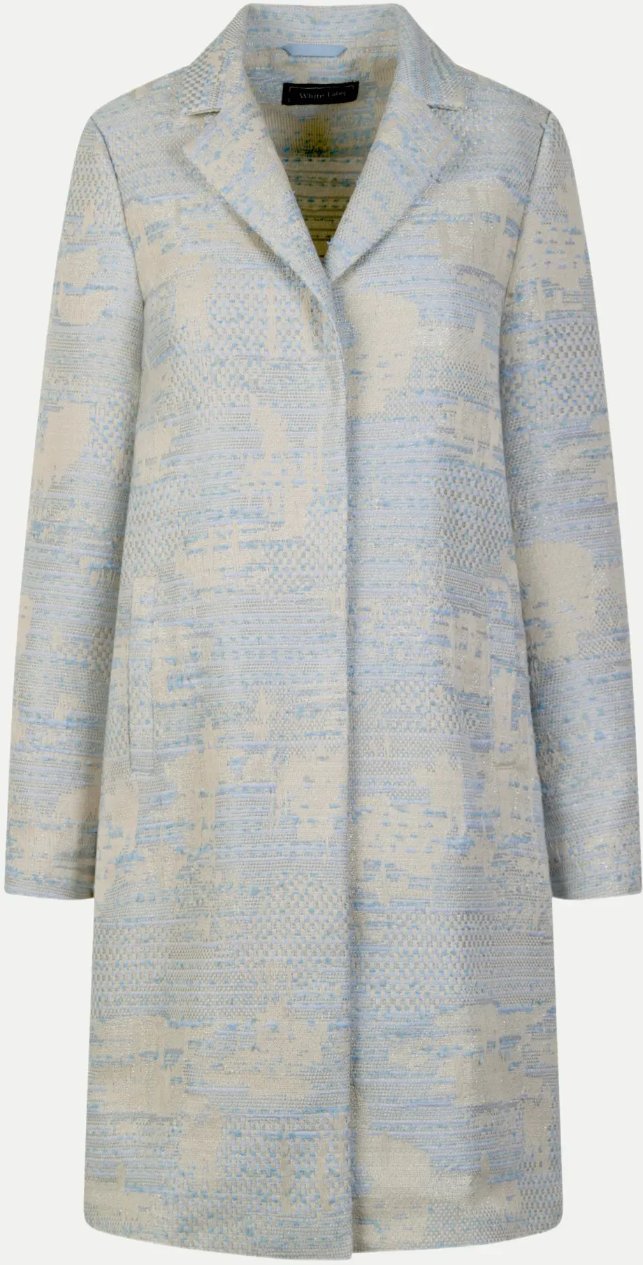 Gehrock aus Jacquardgewebe Blau 42