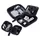 Troika ONPACK Personal Organizer Kunststoff, Samt Schwarz