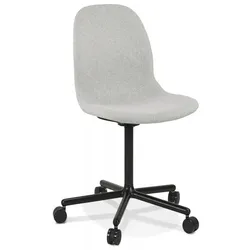 Bürostuhl Ergonomisch aus Metall und Textil | POLARIS Drehstuhl mit Lenkrollen | Komfortabler Schreibtischstuhl mit Polsterung | Kadima Design