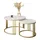 lookway LORI Gold Holzwerkstoff 70 x 48 x 70 cm