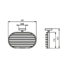 Ideal Standard Seifenkorb, IOM Chrom , A9112AA A9112AA