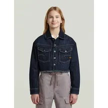G-Star Cropped Denim Jacke Blau 8