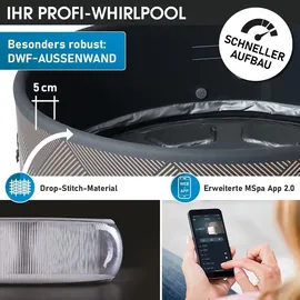 Brast MSPA Mono Ø173 x 65 cm Braun/Schwarz