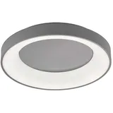 WOFI - Große led Deckenleuchte shay dimmbar in Dunkelgrau, ø 59cm