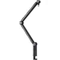 Cherry NGALE BOOM ARM, Robuster Mikrofonarm aus Aluminium, Integriertes Kabelmanagement, 3/8 Zoll Gewinde (5/8 Zoll Gewinde-Adapter inkl.), Schwarz