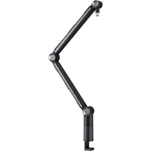 Cherry NGALE BOOM ARM, Robuster Mikrofonarm aus Aluminium, Integriertes Kabelmanagement, 3/8 Zoll Gewinde (5/8 Zoll Gewinde-Adapter inkl.), Schwarz