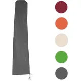 Mendler Schirmhülle HWC für Ampelschirm bis 4,3 m Polyester, PVC Grau