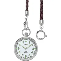 Regent Taschenuhr Regent Herren Taschenuhr Analog Gehäuse, (Analoguhr, Analoguhr), Herren Taschenuhr rund, extra groß (ca. 43mm), Edelstahl, Elegant silberfarben