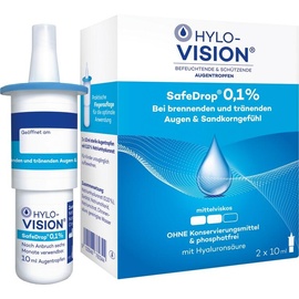 Omnivision Hylo-Vison SafeDrop 0,1% Augentropfen 2X10 ml