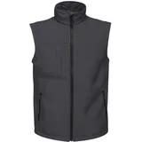 Regatta TRA848 74Y96 Professionelle Octagon II 3-lagige wasserdichte Softshell-Bodywarmer, Grau (Schwarz), XXXXL