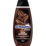 Schauma Koffein-Shampoo Hair Booster (400 ml), Haarshampoo hilft Haarausfall vorzubeugen, Shampoo mit Koffein aktiviert die Haarwurzel bei kraftlosem & dünnem Haar