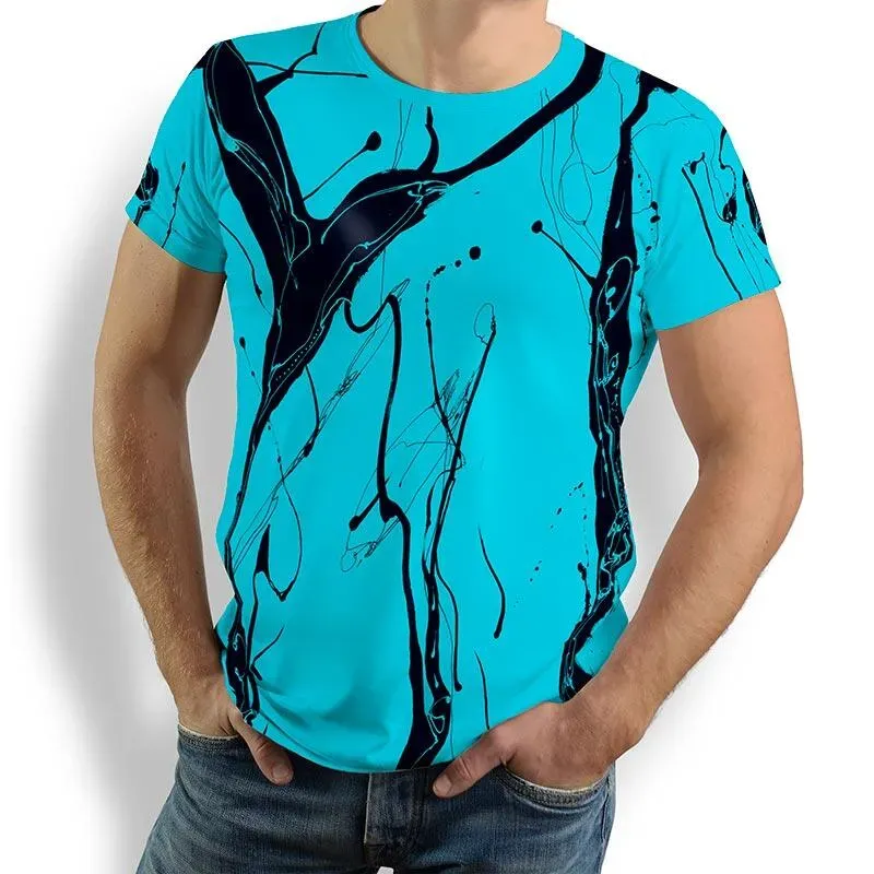 T Shirt Herren LEBENSADER AQUAMARIN von GERMENS