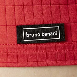 Bruno Banani Herren V-Shirt rot Mikrofaser/Funktion unifarben, rot, NOS