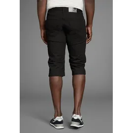 Arizona Bermudas "Tom", Herren, Gr. 62, N-Gr, schwarz (schwarz schwarz), Denim/Jeans, Obermaterial: 100% Baumwolle, overdyed, Basic, normal kniebedeckend, Hosen Bermudas, Topseller