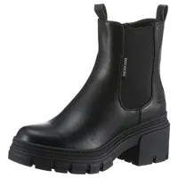 Dockers Chelseaboots mit Stretcheinsatz Gr. 38, schwarz , 76743341-38