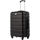 ouzzo LuxusKollektion Premium 4-Rollen Cabin 55 cm / 40 l schwarz