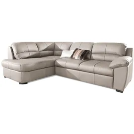 Cotta Ecksofa »Dani L-Form«, auch mit Bettfunktion und Bettkasten grau