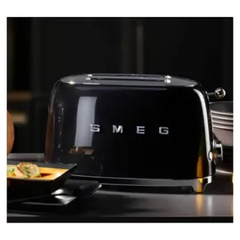 Smeg TSF01BLEU Schwarz / Hochglanz