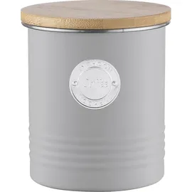 Typhoon Kaffeedose rund pastellgrau 1 l