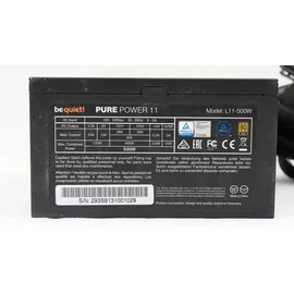be quiet! Pure Power 11 500W (BN293)