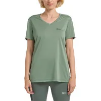 Jack Wolfskin Damen Crosstrail Women T-Shirt, Eucalyptus, XS EU